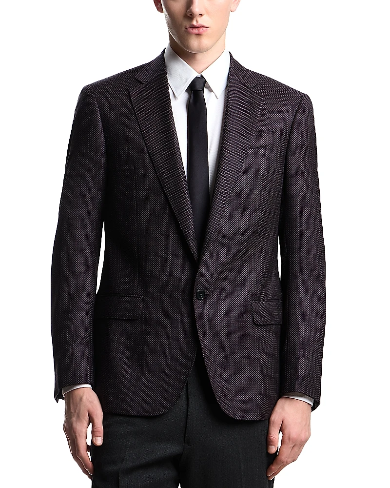 Emporio Armani Regular Fit Wool Blazer