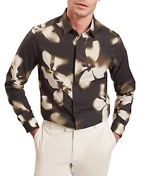 Ted Baker Wrenin Regular Fit Photographic Floral Shirt