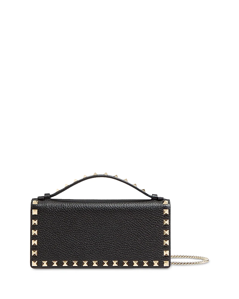 Valentino Garavani Rockstud Wallet With Chain