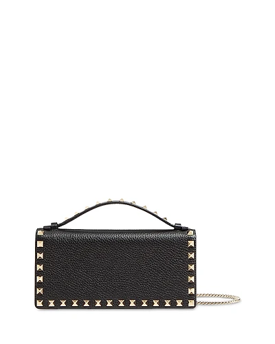 Valentino Garavani Rockstud Wallet With Chain