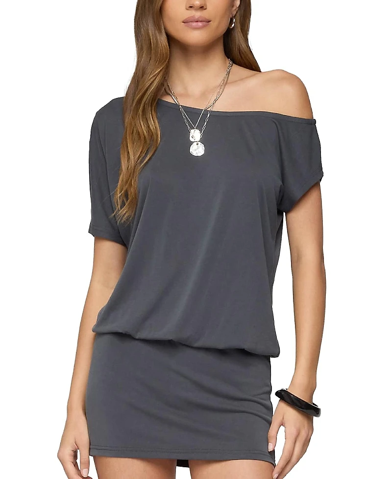 Edikted Sevie Off Shoulder Mini Dress