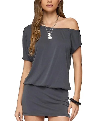 Edikted Sevie Off Shoulder Mini Dress