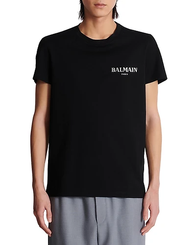 Balmain Slim-Fit Vintage Logo Tee
