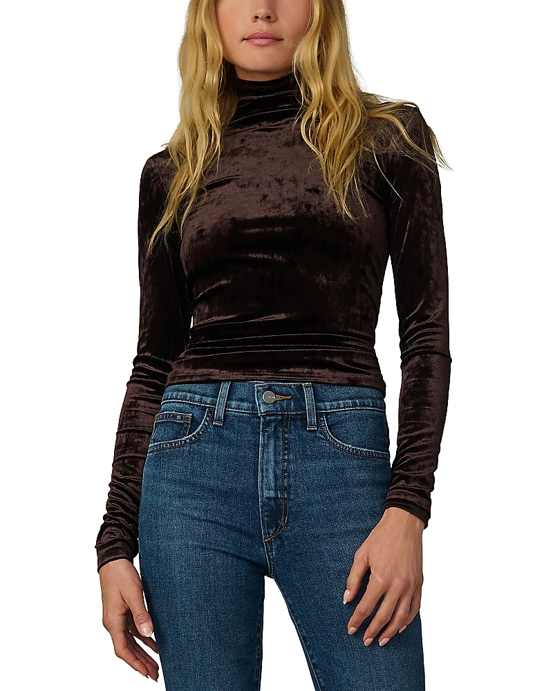 Joe's Jeans The Velvet Tony Funnel Neck Top