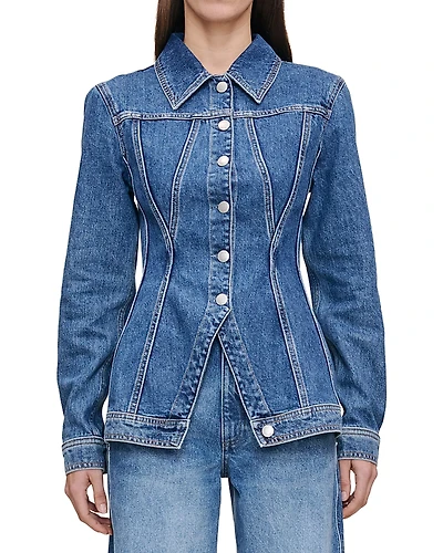 DL1961 Peplum Long Sleeve Jacket