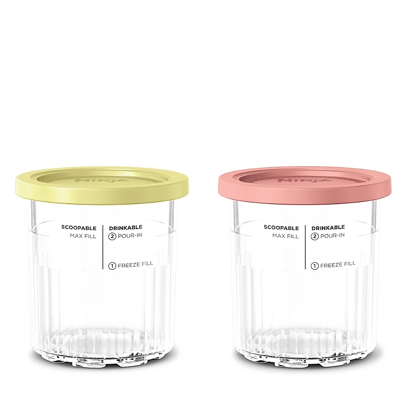 Ninja CREAMi Deluxe Pints and Lids, Set of 2