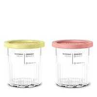 Ninja CREAMi Deluxe Pints and Lids, Set of 2