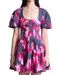 Amur Vivanca Puff Sleeve Dress