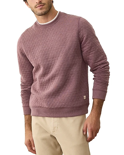 Marine Layer Corbet Quilted Crewneck Sweater