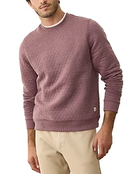 Marine Layer Corbet Quilted Crewneck Sweater