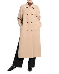 Theory Long Wool & Cashmere Coat