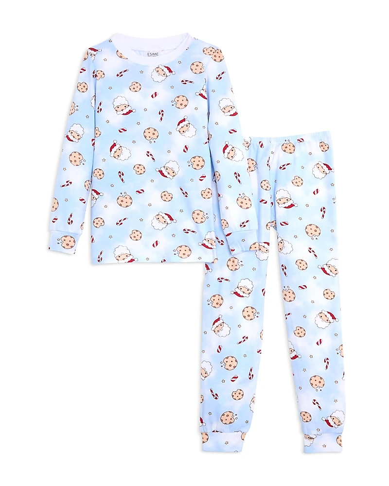 Esme Boys' Long Sleeved Christmas Pajamas Set - Little Kid
