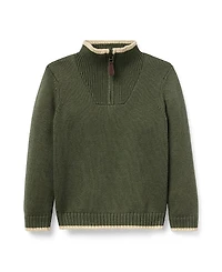Janie and Jack Boys' The Half-Zip Sweater - Little Kid, Big Kid