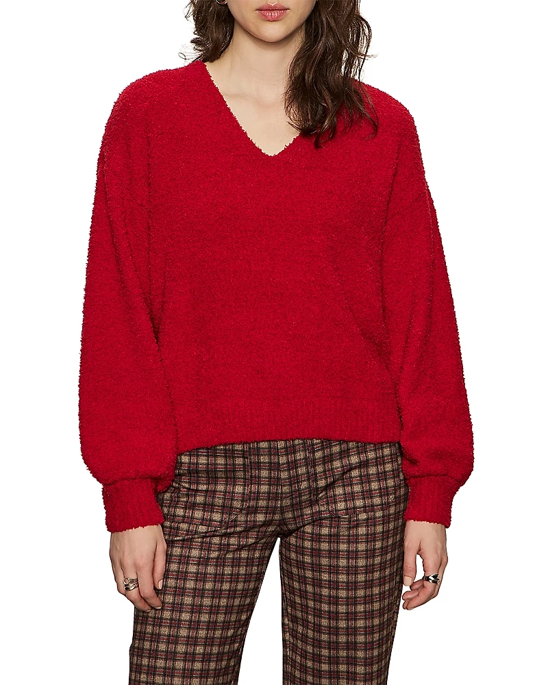 Sanctuary Teddy V Neck Sweater