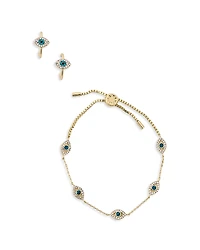 Baublebar Good Vibes Earrings and Bracelet Set