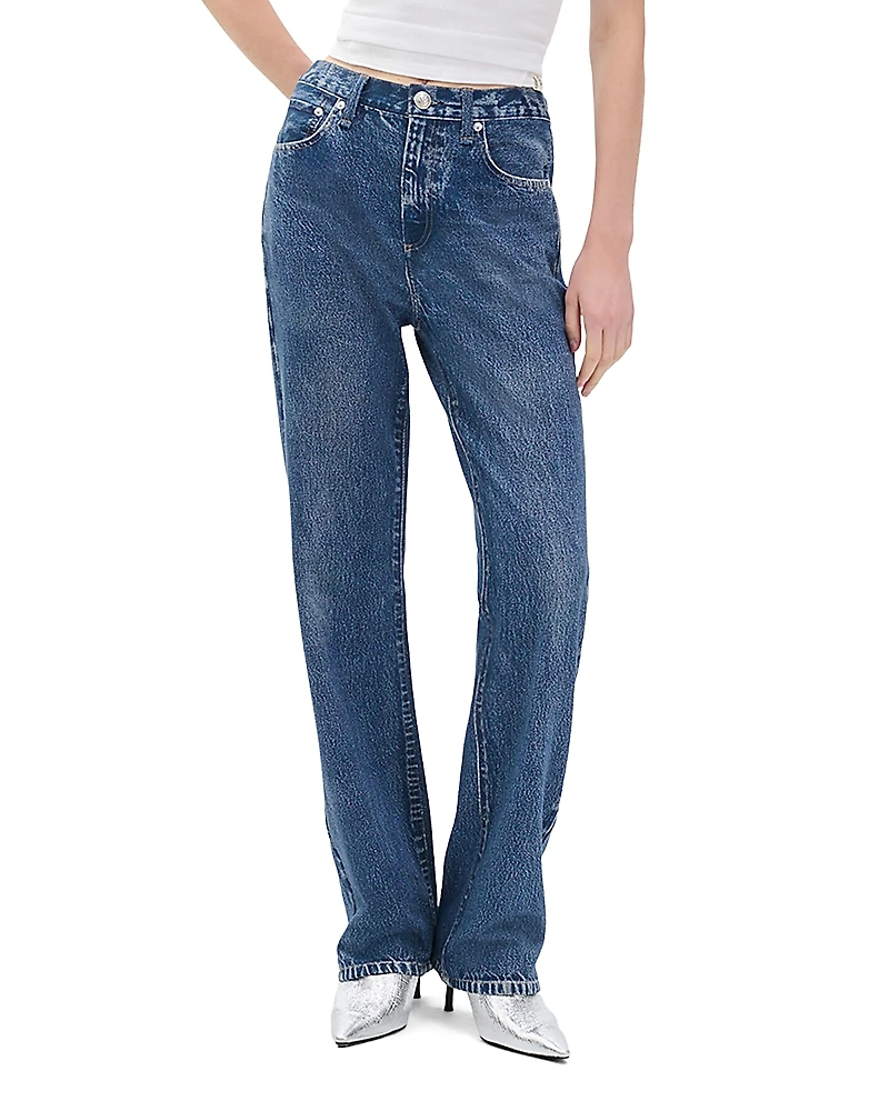rag & bone Miramar Terry Shea Straight Pants