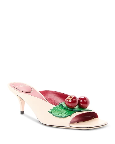 Valentino Garavani Women's Cherry Slides