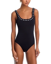 Staud Lea One Piece Swimsuit