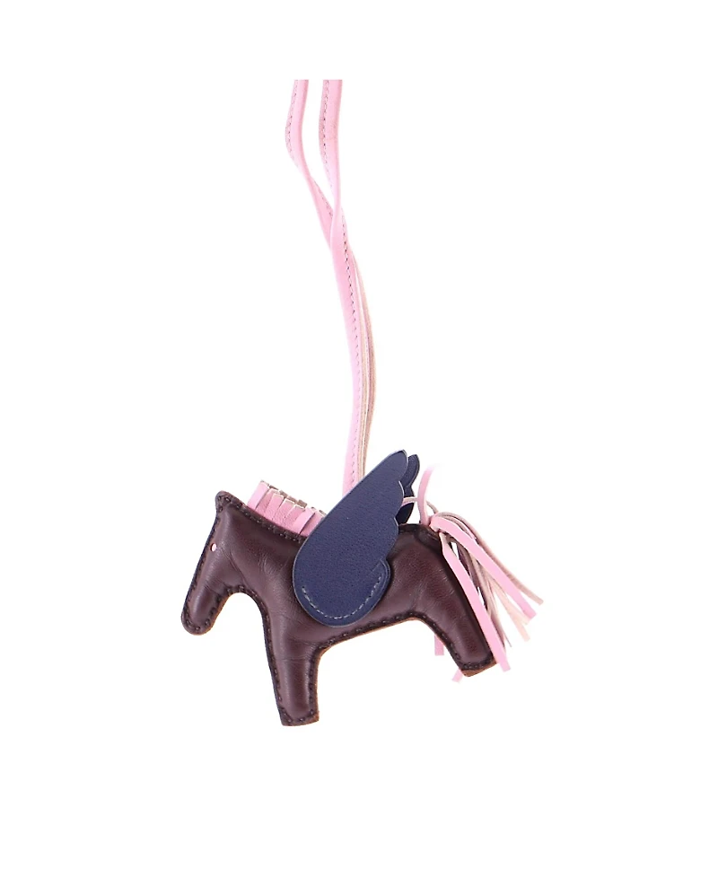 Pre-Owned HERMES Pm Pegase Rodeo Bag Charm Leather