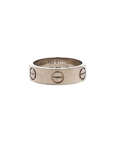 Pre-Owned Cartier Love Band Ring 18K White Gold