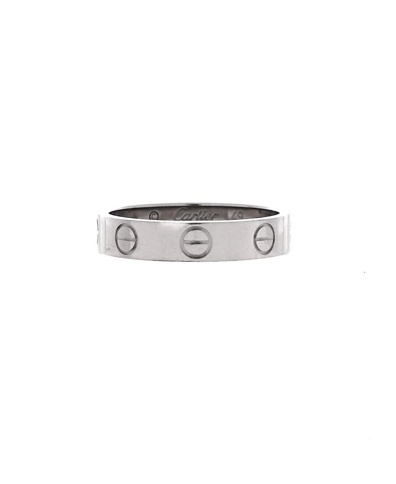 Pre-Owned Cartier Love Wedding Band Ring 18K White Gold