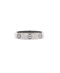 Pre-Owned Cartier Love Wedding Band Ring 18K White Gold