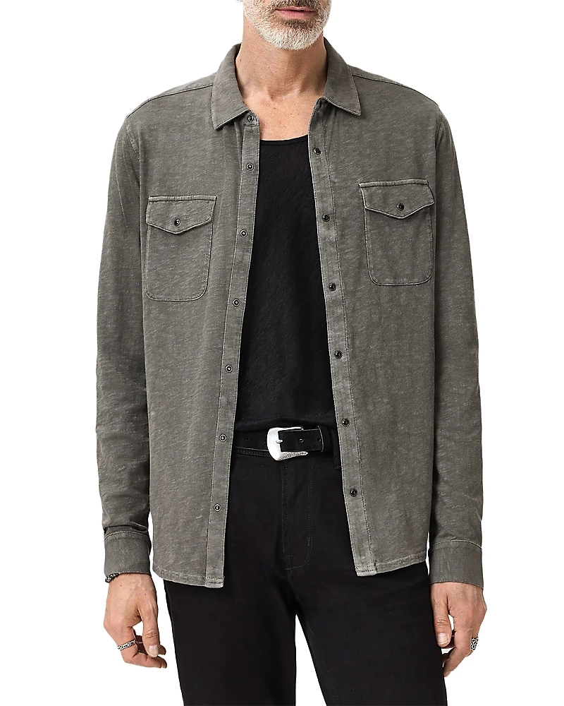 John Varvatos Arvon Knit Western Shirt