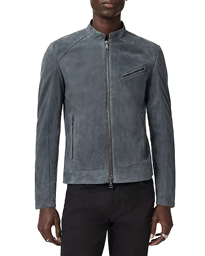 John Varvatos Wren Suede Biker Jacket