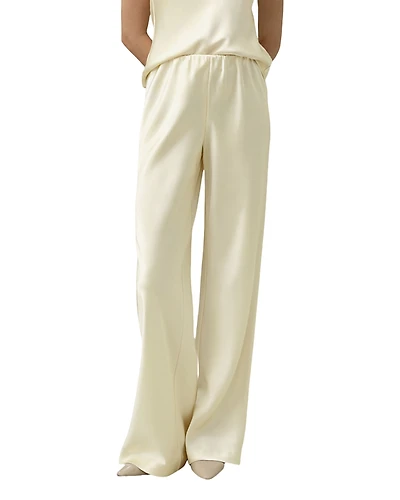 Lilysilk Full Bias Cut Silk Pants