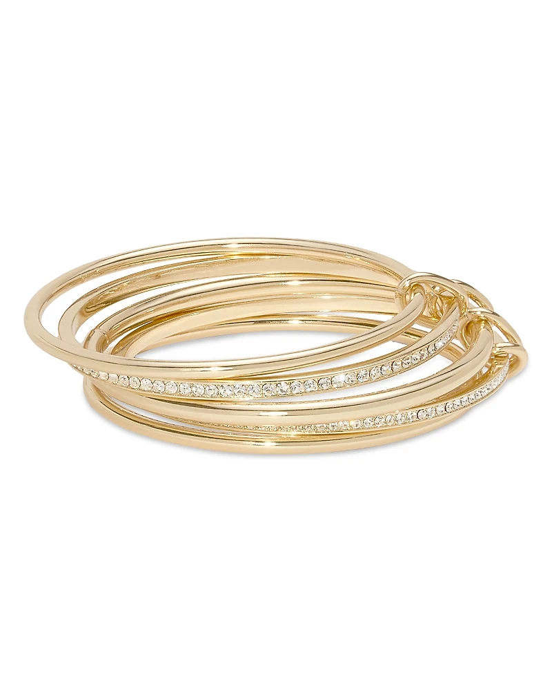 Ramy Brook Rena Pave Five Layer Bangle Bracelet
