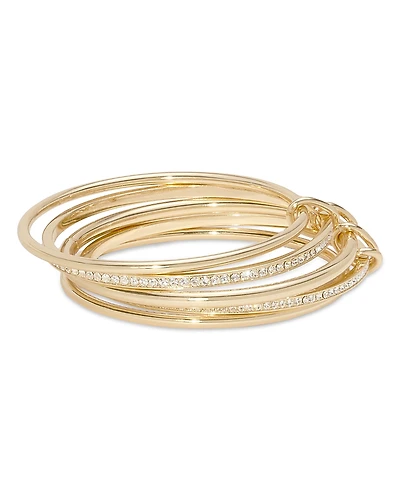 Ramy Brook Rena Pave Five Layer Bangle Bracelet