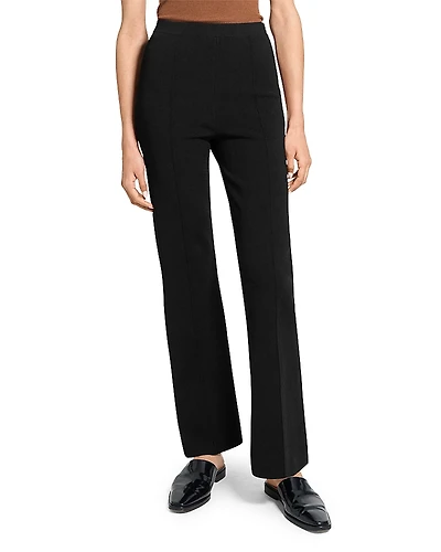Theory Kick Flare Compact Crepe Pants