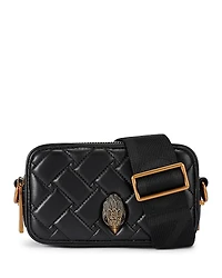 Kurt Geiger London Kensington Small Quilted Leather Camera Bag
