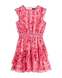 Aqua Girls' Printed Mini Dress, Big Kid - Exclusive