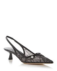 Jimmy Choo Women's Amita 45 Pointed Slingback Pumps