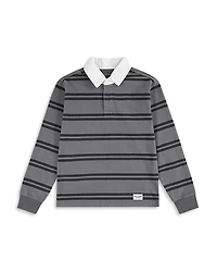 abercombie kids Boys' Long Sleeve Rugby Polo - Little Kid, Big Kid