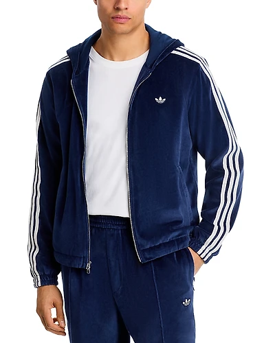 adidas x Wales Bonner Velour Hooded Track Jacket