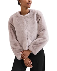 Phase Eight Crystal Faux Fur Coat