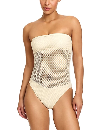 Robin Piccone Charlotte Bandeau One Piece Swimsuit