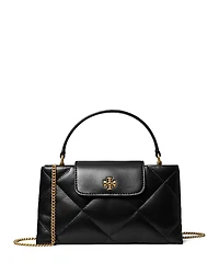 Tory Burch Kira Diamond Quilted Leather Chain Wallet