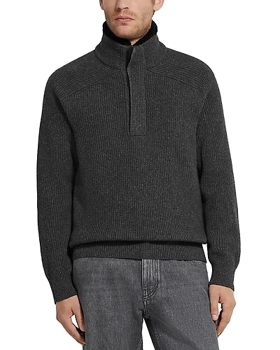 Zegna Oasi Cashmere Quarter Zip Sweater