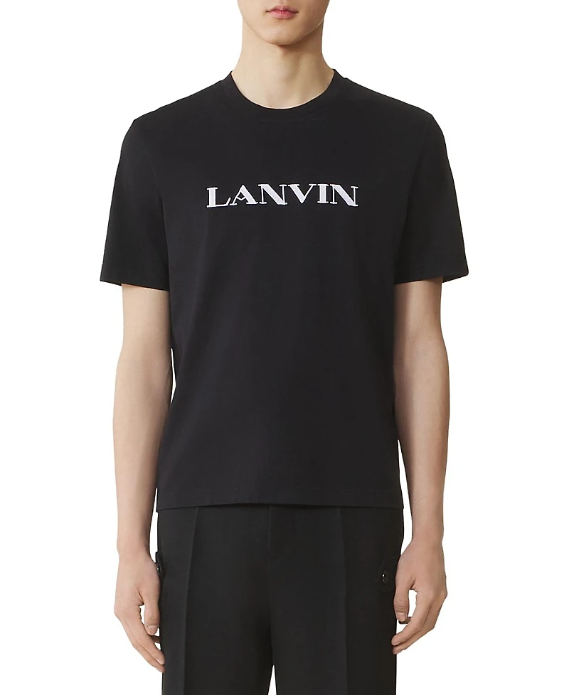 Lanvin Embroidered Cotton T-Shirt