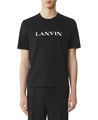 Lanvin Embroidered Cotton T-Shirt
