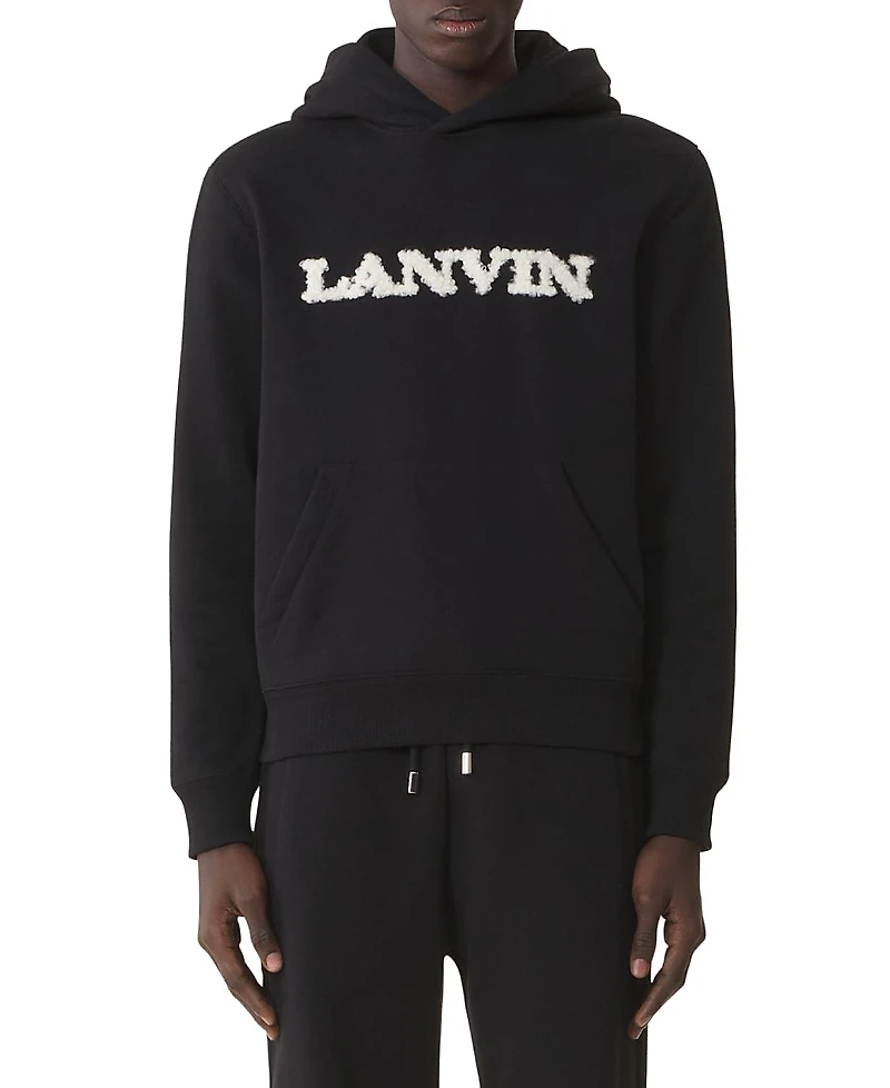 Lanvin Shearling Cotton Hoodie