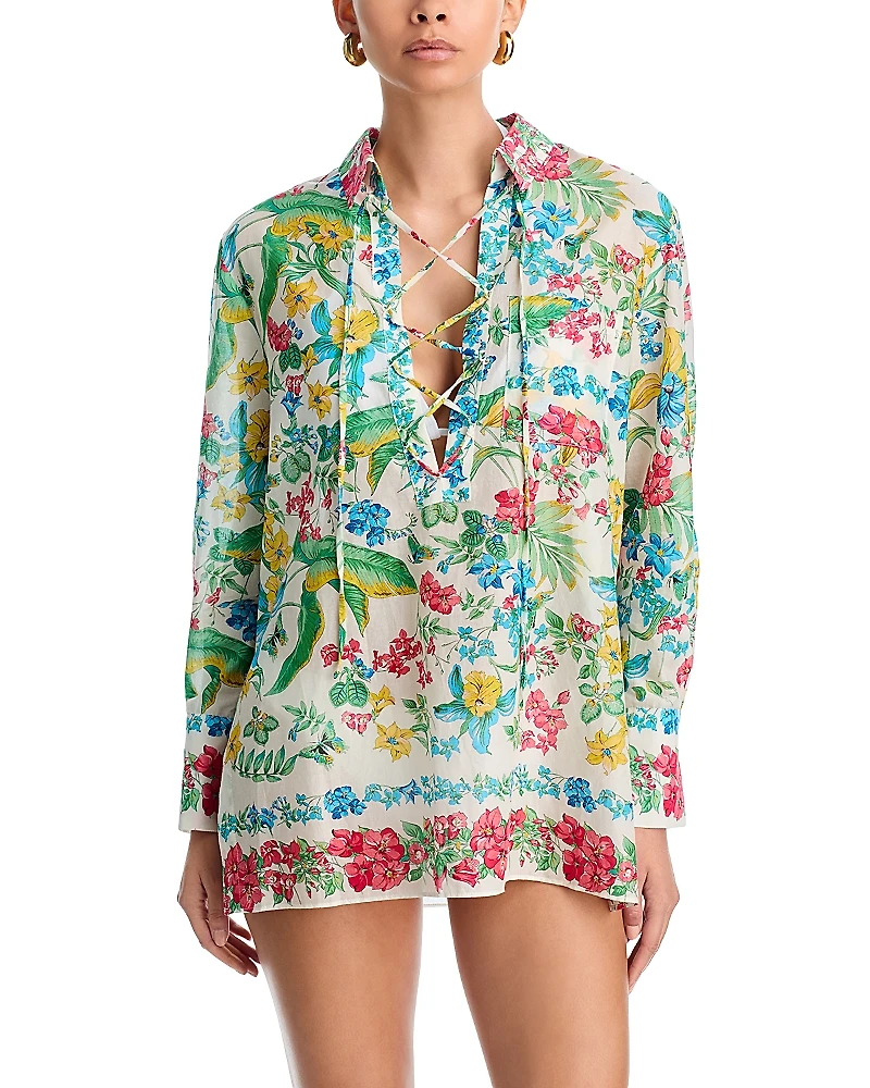Kobi Halperin Rory Blouse Swim Cover-Up