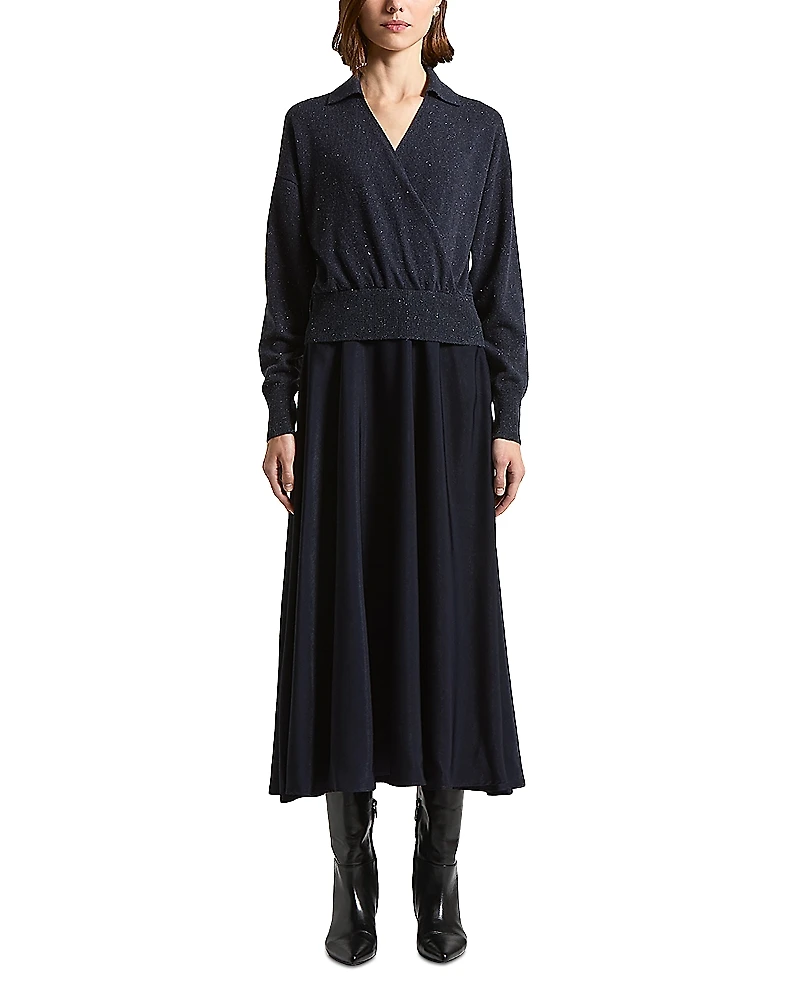 Peserico Mixed Media Dress