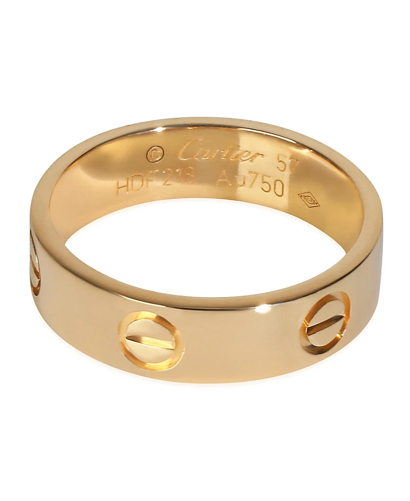 Pre-Owned Cartier Love 18k Yellow Gold Ring