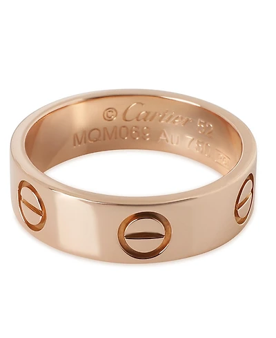 Pre-Owned Cartier Love 18k Rose Gold Ring