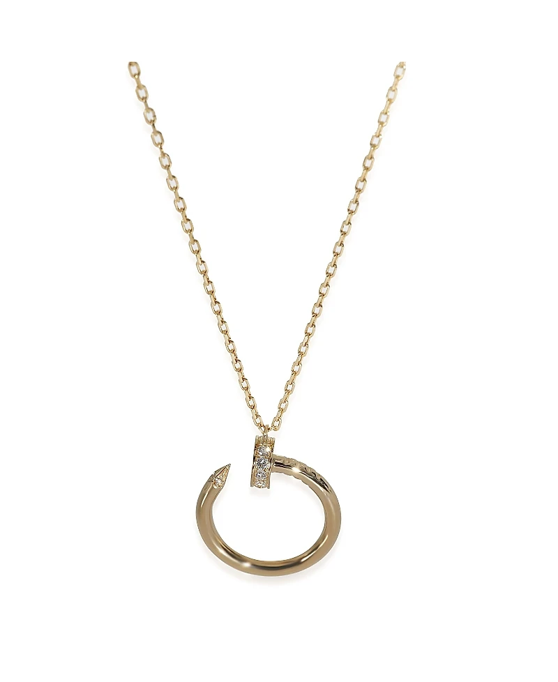 Pre-Owned Cartier Juste Un Clou 18k Yellow Gold Necklace