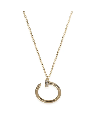 Pre-Owned Cartier Juste Un Clou 18k Yellow Gold Necklace